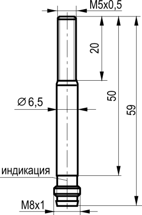 Габариты ISB AC0B-31N-0,8-LS402